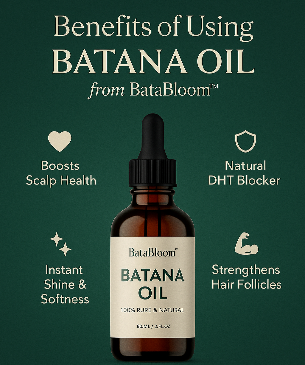 BataBloom™ Batana Natural Hair Growth Oil